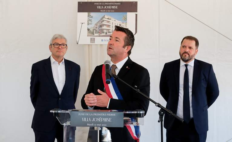 FAUBOURG IMMOBILIER a posé la première pierre de sa résidence « Villa Joséphine » à Poissy (78)