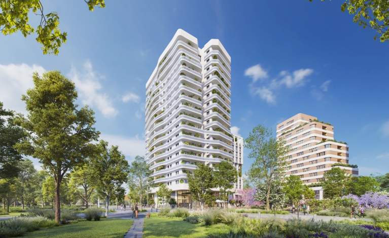 Villiers-sur-Marne - façade végétation jour